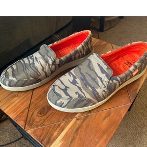 Sanuk Hangout Lite x Mossy Oak Camo Slip On Loafers Casual Shoes 7.5 NWT‎